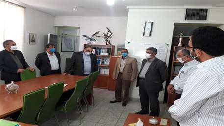  بازديد مدیر شبکه بهداشت و درمان شهرستان گرمسار از اداره محيط زيست شهرستان