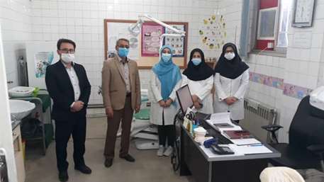  بازديد مدير شبكه بهداشت و درمان شهرستان گرمسار از مركز خدمات جامع سلامت ايوانكي 