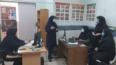  بازدید مدير شبكه بهداشت و درمان شهرستان سرخه مركز خدمات جامع سلامت شهداي سرخه