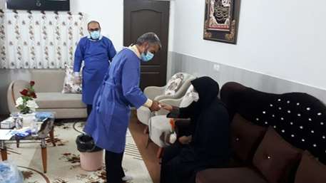  غربالگري كاركنان و مددجويان مراكز شبانه روزي تحت پوشش اداره بهزيستي شهرستان دامغان