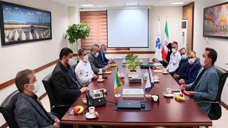  جلسه هم اندیشی رئیس سازمان اورژانس کشور با مدیر عامل شرکت راه آهن جمهوری اسلامی ایران