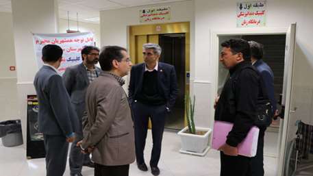  بازدید رئیس دانشگاه علوم پزشکی استان سمنان 