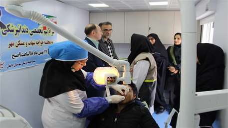  خدمات سیار تک تخصصی دندانپزشکی کانون بسیج جامعه پزشکی دامغان