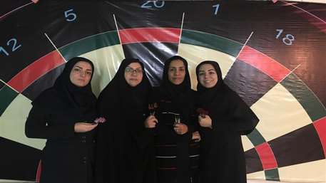  تيم دارت بانوان دانشگاه علوم پزشکی استان سمنان 
