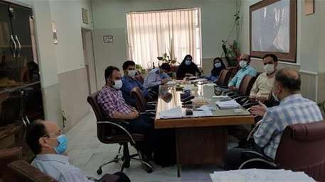  جلسه برون بخشی مرکز بهداشت سمنان بانمایندگان پایگاه هوایی سمنان