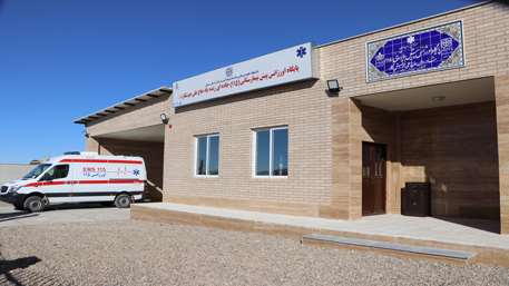  پایگاه اورژانس خیرساز آهوان افتتاح شد
