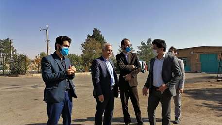  بازديد از محل پيشنهادي استقرار پايگاه اورژانس پيش بيمارستاني شهرك صنعتي سمنان