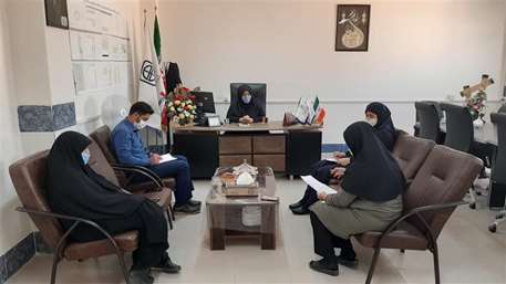  جلسه حلقه هاي صالحين بسيج در دفتر مدير شبكه بهداشت و درمان شهرستان سرخه برگزار گرديد