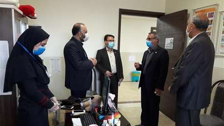  بازديد دكتر فريور از مركز خدمات جامع سلامت شهيد صفري شهرستان گرمسار
