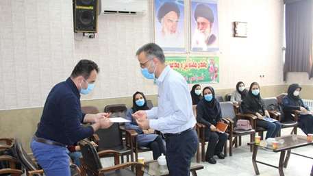  جلسه هماهنگی با مسئولین مراکز خدمات جامع سلامت شهری دامغان در خصوص فاز سوم غربالگری کووید19