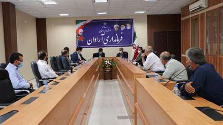  جلسه بررسی وضعیت حوزه های بهداشتی، درمانی و آموزشی شهرستان آرادان
