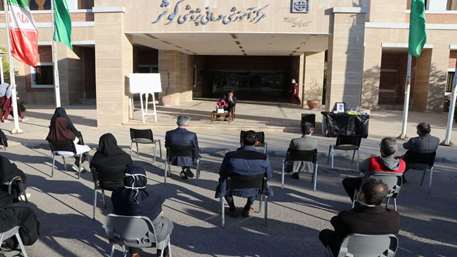  آیین گرامیداشت اولین سالگرد شهادت شهید خدمت دانشگاه علوم پزشکی استان سمنان