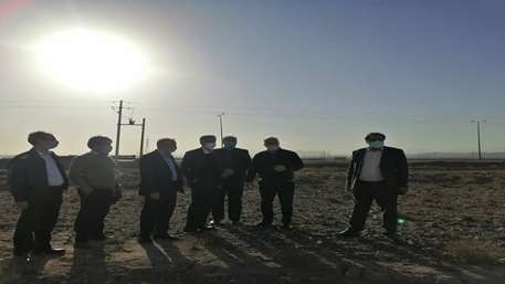  بازدید رئیس دانشگاه از محل پیشنهادی ساخت هلی پد پایکاه اورژانس هوایی سمنان