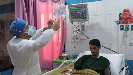 بهبود بیمار با وضعیت فوق حاد در بخش ICU جراحی بیمارستان کوثر