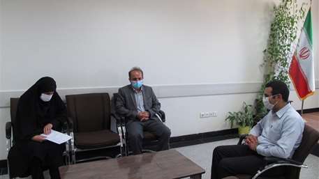  دیدار سرپرست شبکه بهداشت و درمان شهرستان آرادان با ریاست دادگستری
