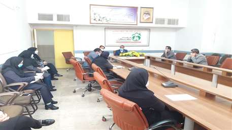  برگزاری جلسه ستاد نوروزی سال 1400 در شبکه بهداشت و درمان شهرستان گرمسار  