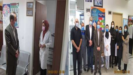  بازدیدهای عیدانه سرپرست شبکه بهداشت و درمان شهرستان آرادان