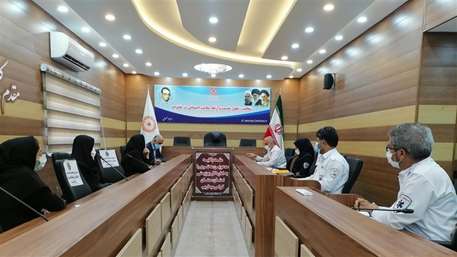  نشست هم اندیشی مدیر حوادث و فوریت های پزشکی دانشگاه با مدیر کل بهزیستی استان سمنان 