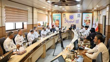  ملاقات مسئولین پایگاه های اورژانس پیش بیمارستانی با ریاست دانشگاه به مناسبت روز اورژانس